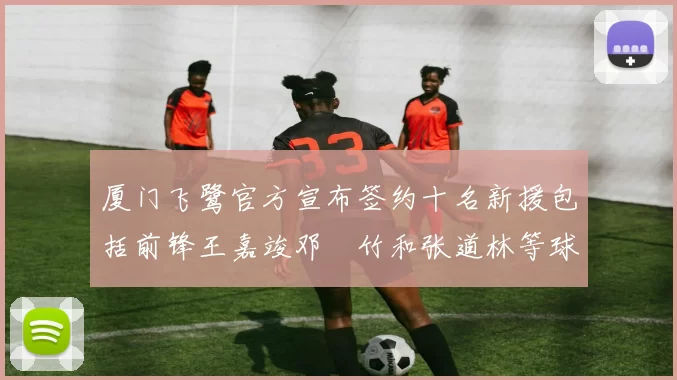 厦门飞鹭官方宣布签约十名新援包括前锋王嘉竣邓棽竹和张道林等球员